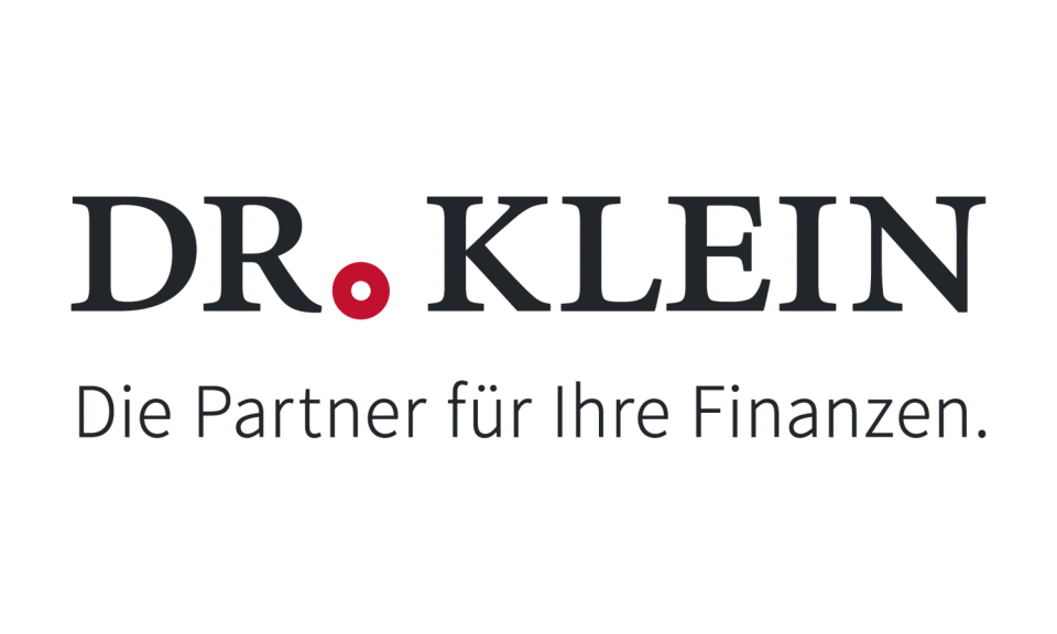 Ein dunkelblaues Rechteck mit einem zentrierten, roten, tropfenförmigen Symbol.